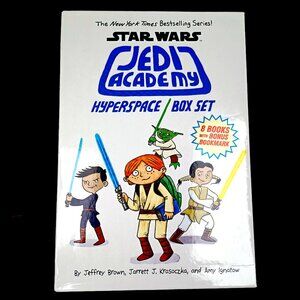 Disney Stars Wars Jedi Academy Hyperspace Box Set 8 Books 2021 Orig Price $39.98